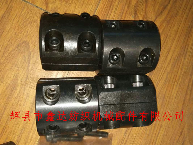 Spindle coupling for shuttle fittings Spindle coupling of shuttle loom